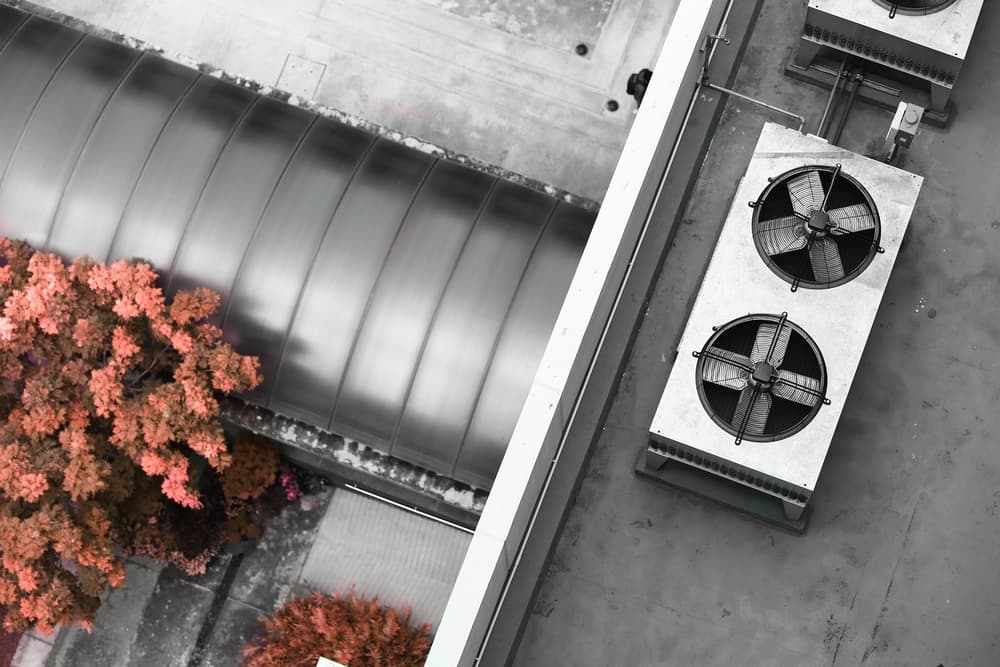 What should I consider before renting a temporary AC