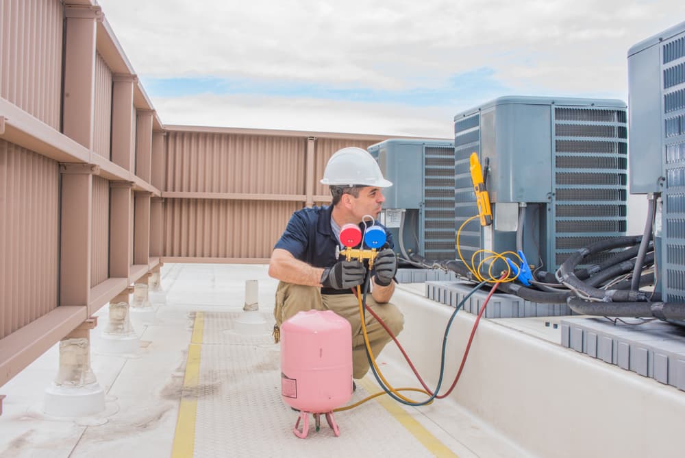 What is an outdoor split AC