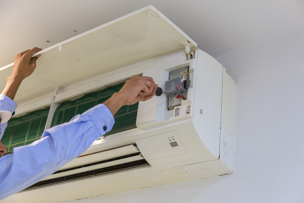 What usually causes a rental HVAC unit to shut off mid-use