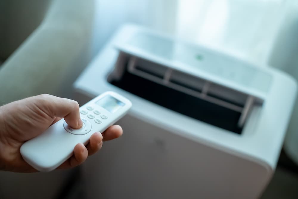 Why is my rented portable AC running but not cooling properly