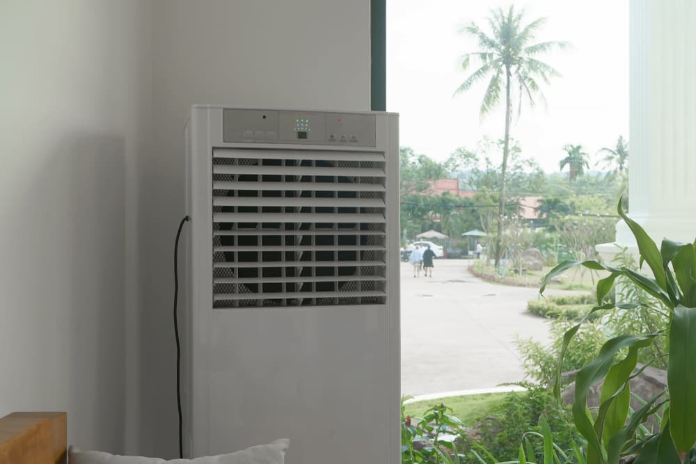 how can I quickly troubleshoot a portable AC that isn’t cooling enough